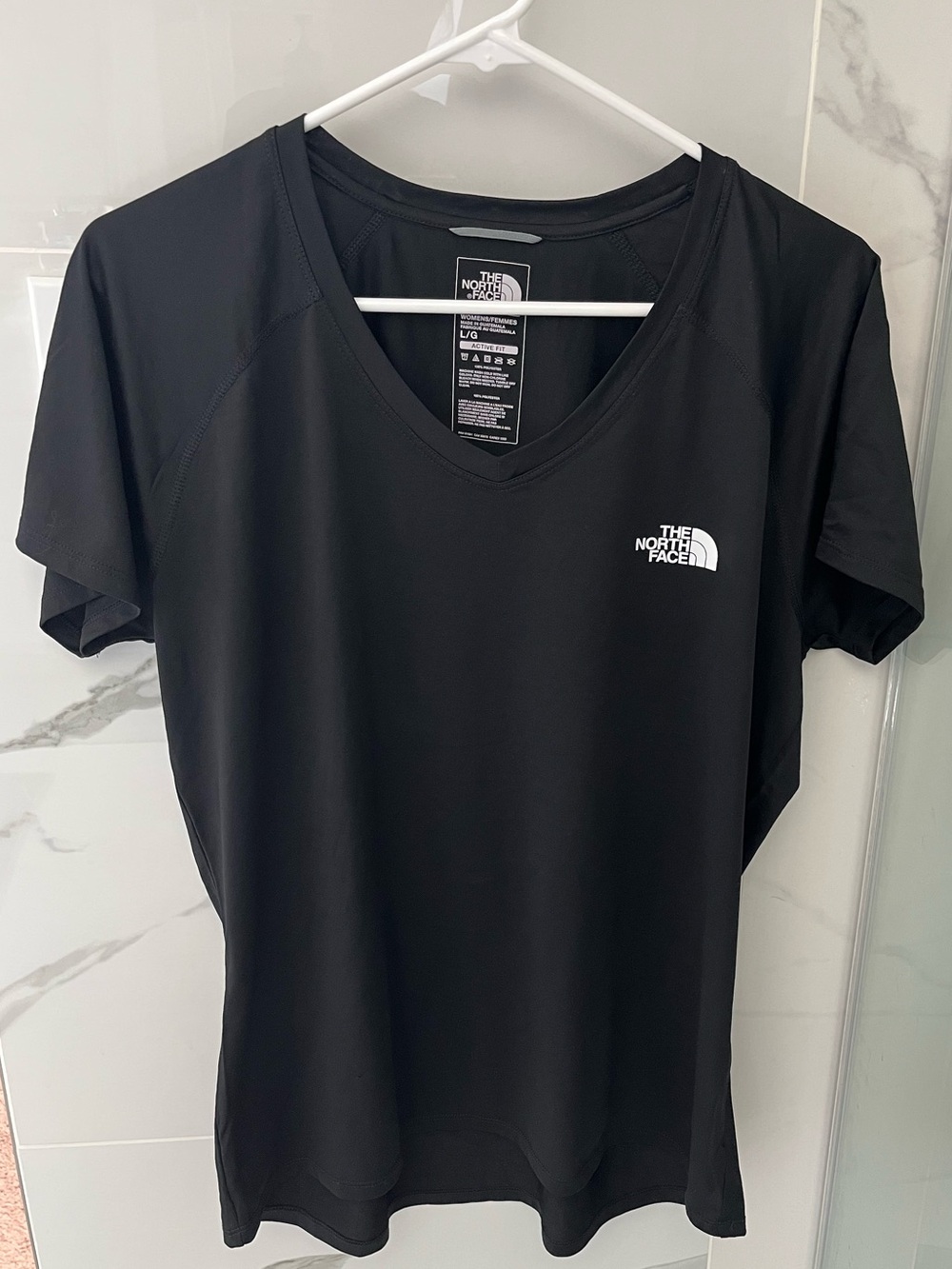 The North Face Women’s Black V-Neck Performance Tee